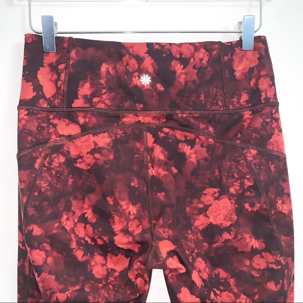 ⚡️FLASH SALE⚡️ Athleta Rainier Printed Tight Frozen Floral Red - Picture 14 of 16